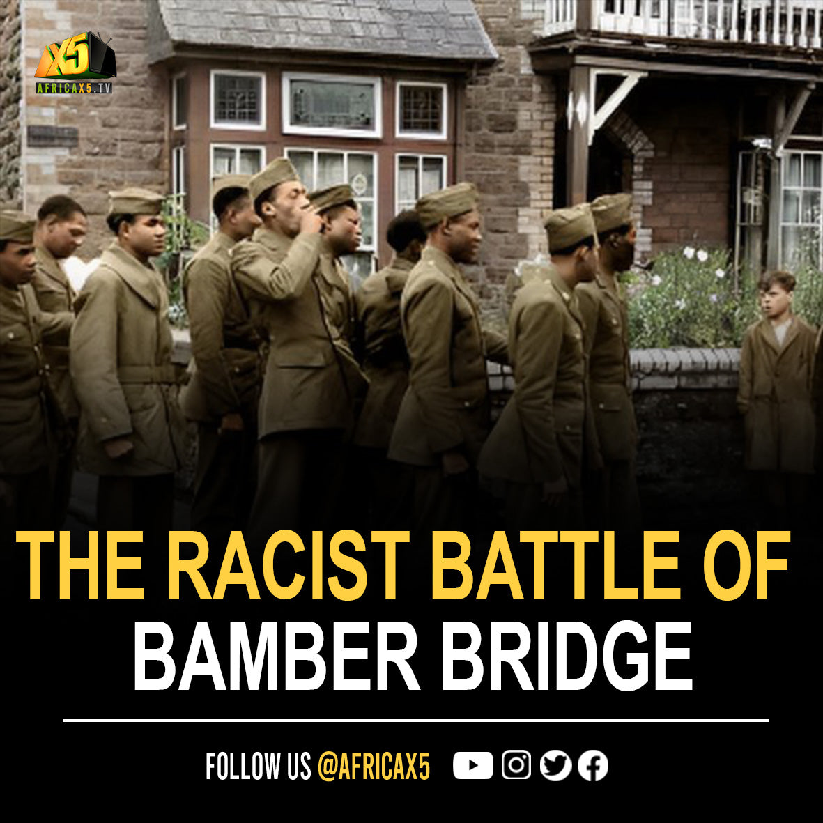 The Battle of Bamber Bridge, 1943.