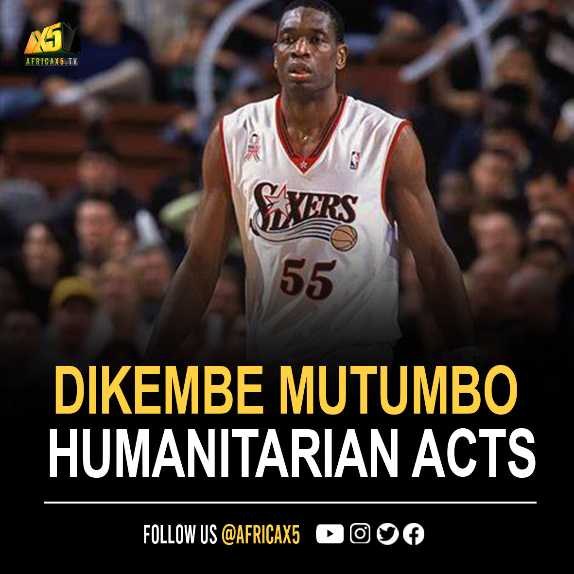 Dikembe Mutombo: From NBA Courts to Humanitarian Hearts