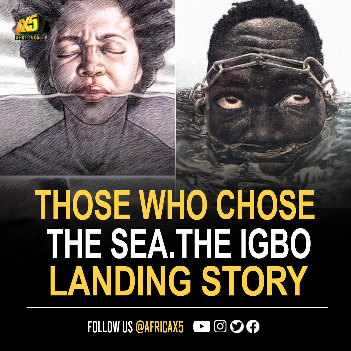 In memory of those who chose the sea. The "Igbo Landing" story