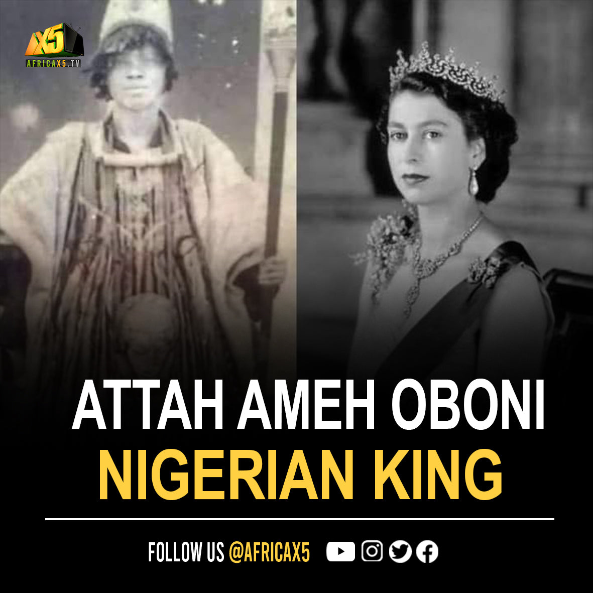 The Story Of Attah Ameh Oboni the Nigerian King who Chose Suicide Instead of Bowing to the Queen of England.