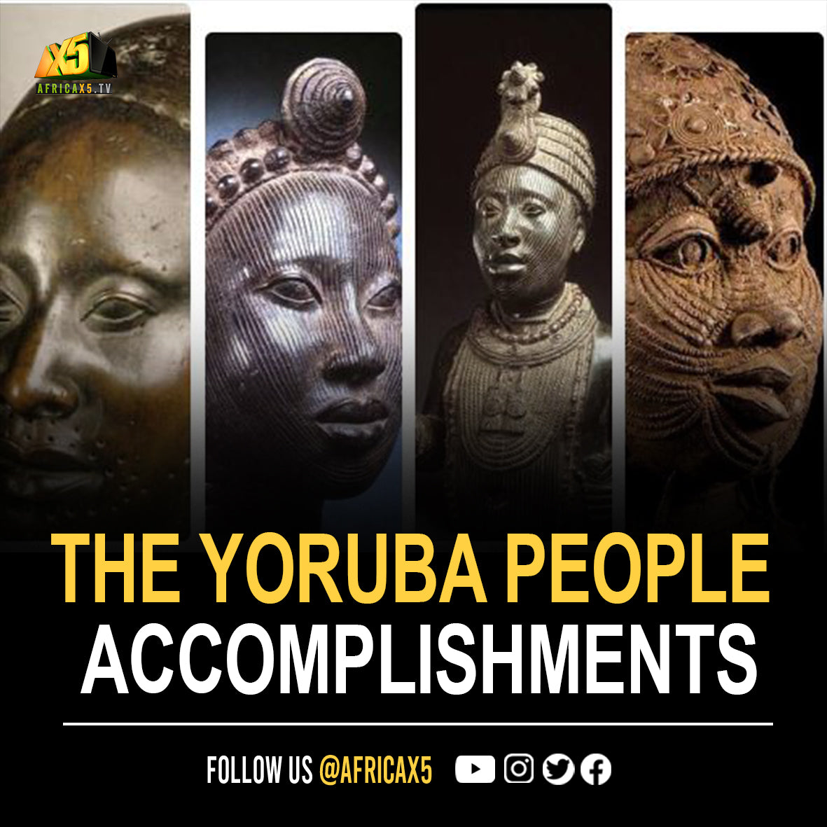 The Yoruba people demonstrated a remarkable accomplishment in the development of their urban culture.