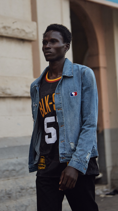 Made in Africa Distressed Denim Jacket - (LIMITED)