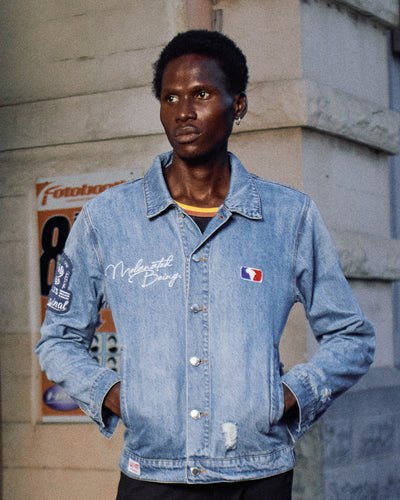 Made in Africa Distressed Denim Jacket - (LIMITED)