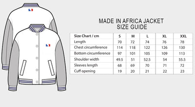 Made in Africa Varsity Jacket - Classic Black (LIMITED)